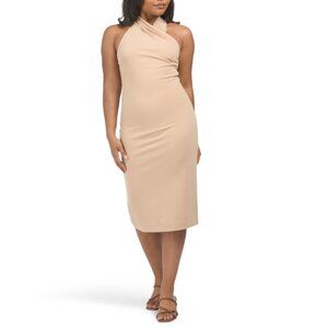 RACHEL RACHEL ROY Tan Harland Halter Dress